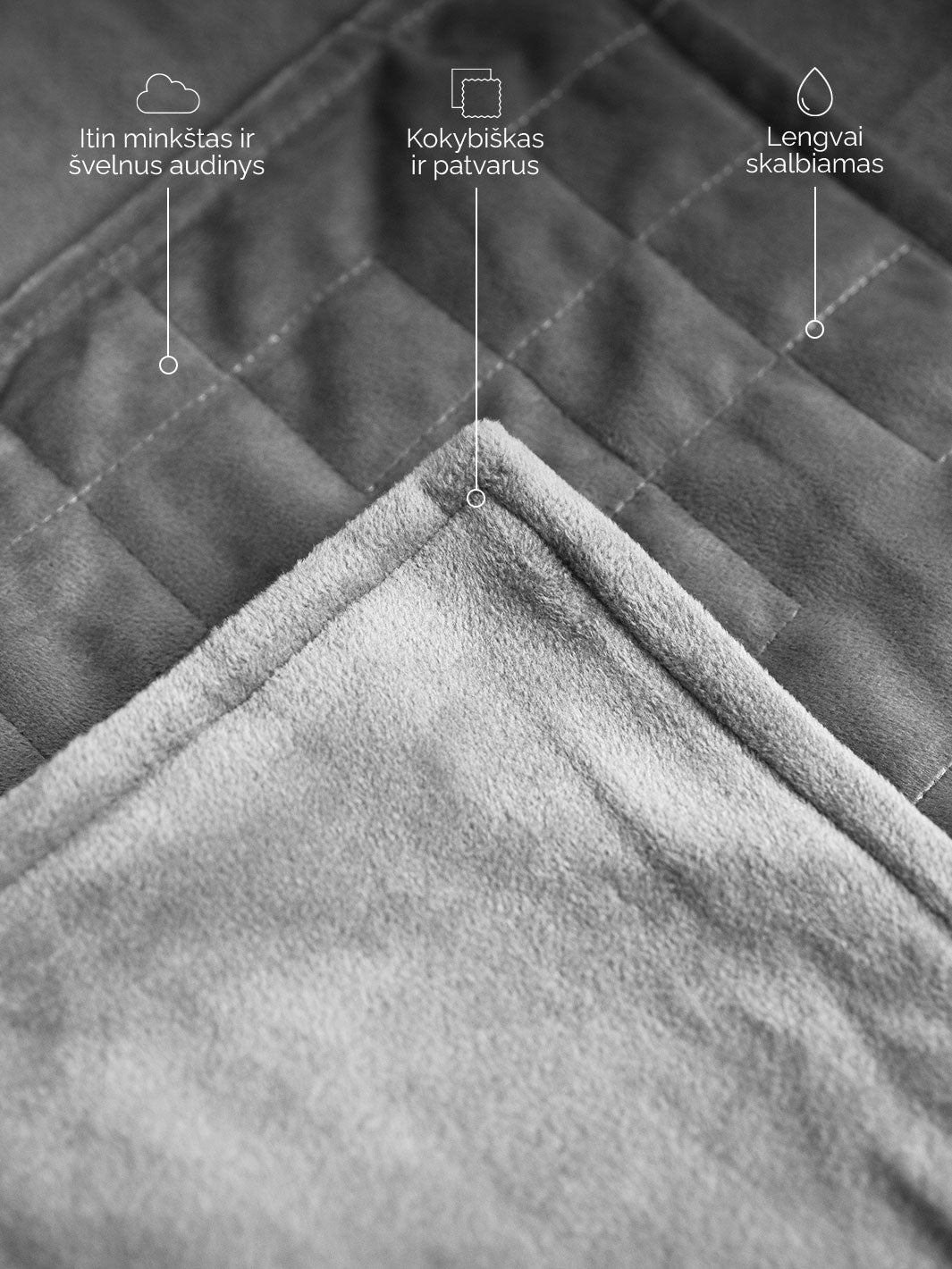 HANCEN® Minky Velvet vaikiškas antklodės užvalkalas